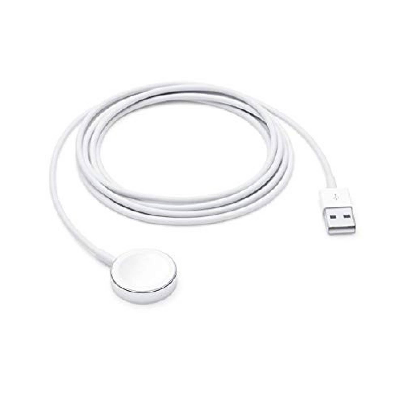 Cable Cargador Apple Watch 2m de Carga Magnética -Blanco