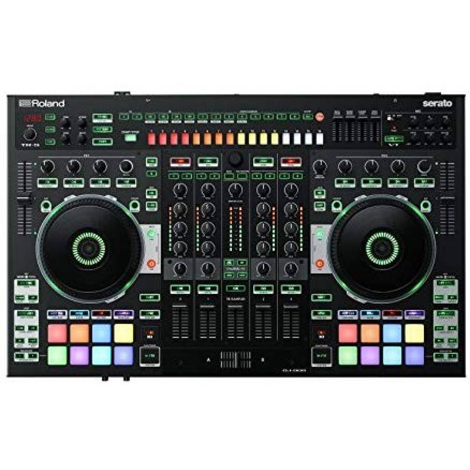 Controlador de DJ Roland DJ-808 con Secuenciador de 100 mm