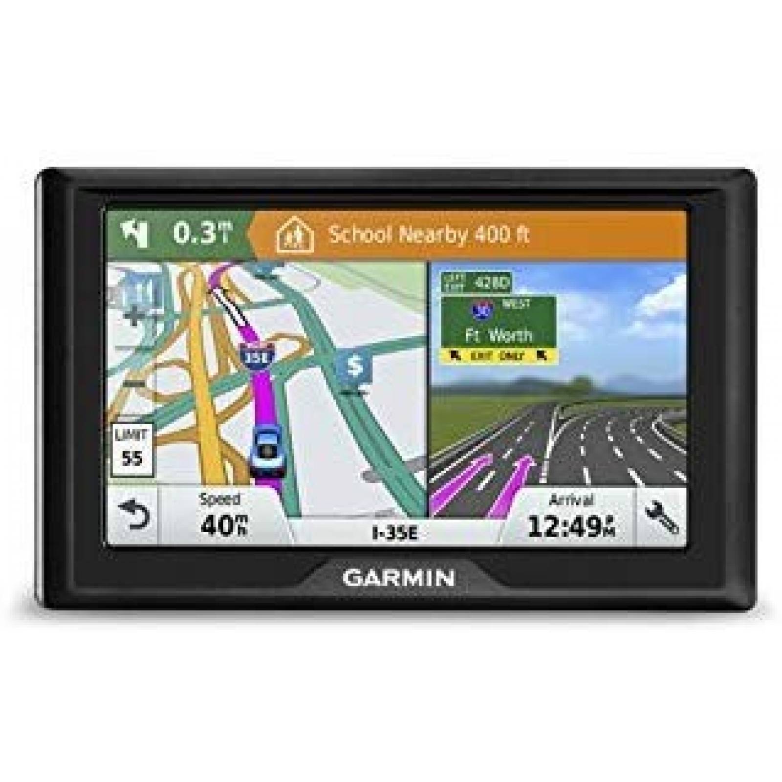 Navegador GPS de Vehículo Garmin 5'' con Mapa Lifetime USA
