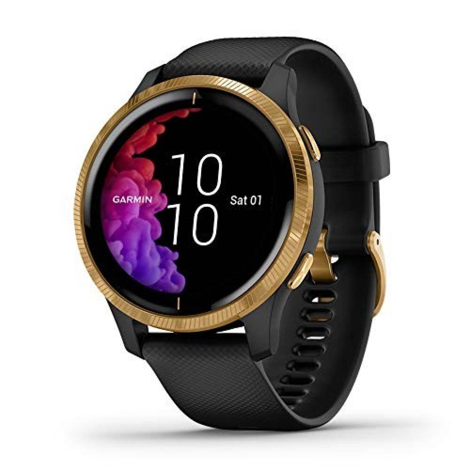 Smartwatch Garmin Venu GPS pantalla tactil negro/dorado