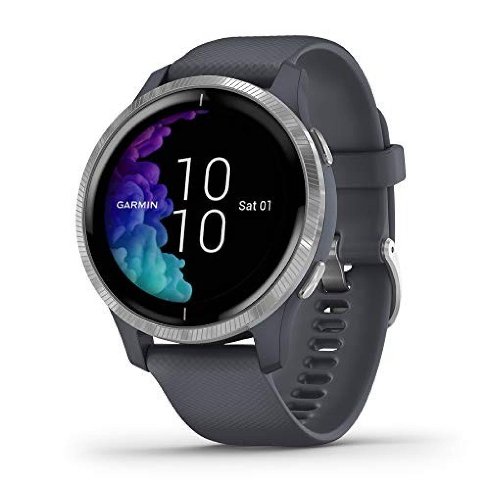 Smartwatch Garmin Venu GPS pantalla táctil -negro/ plateado