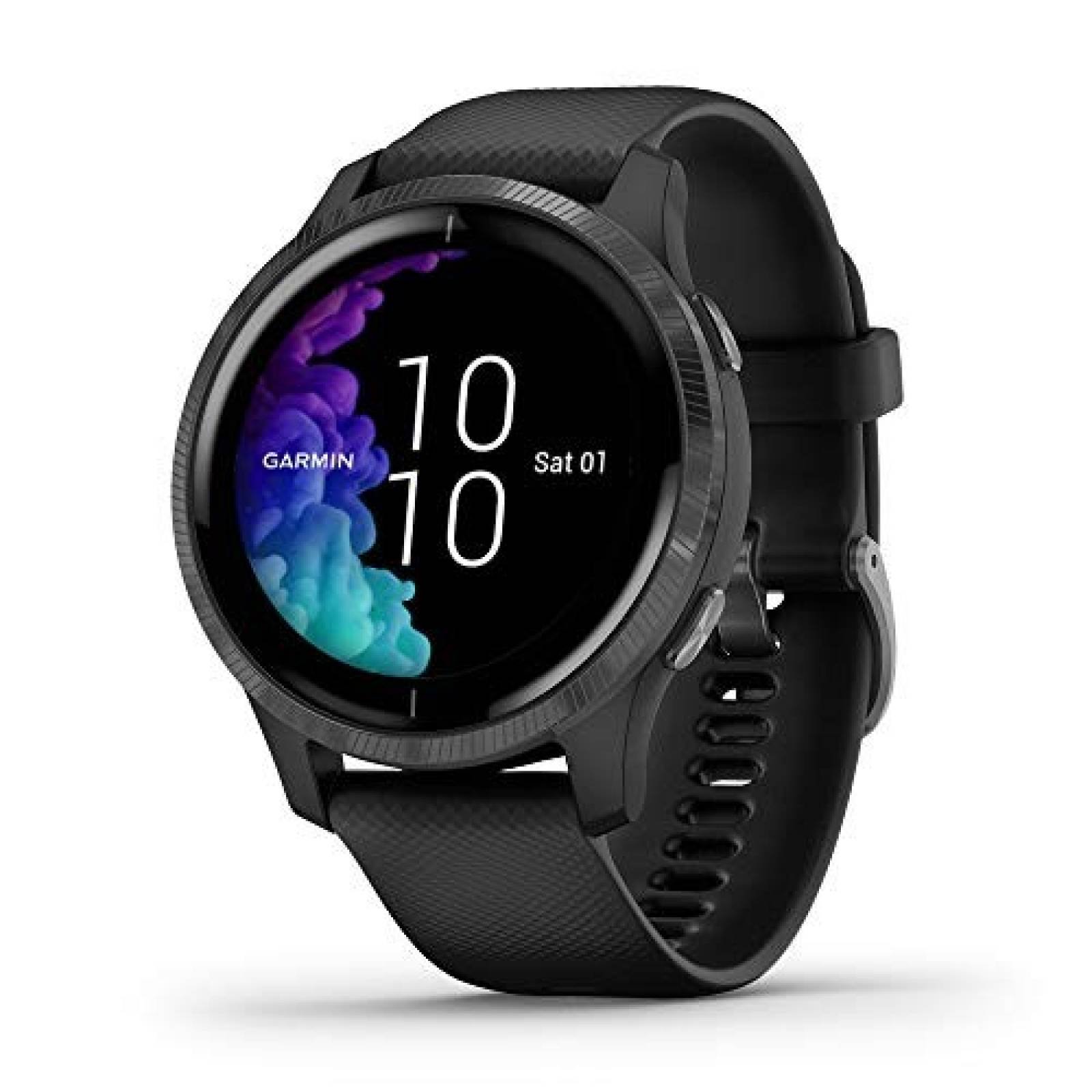 Smartwatch Garmin Venu con pantalla táctil GPS -negro