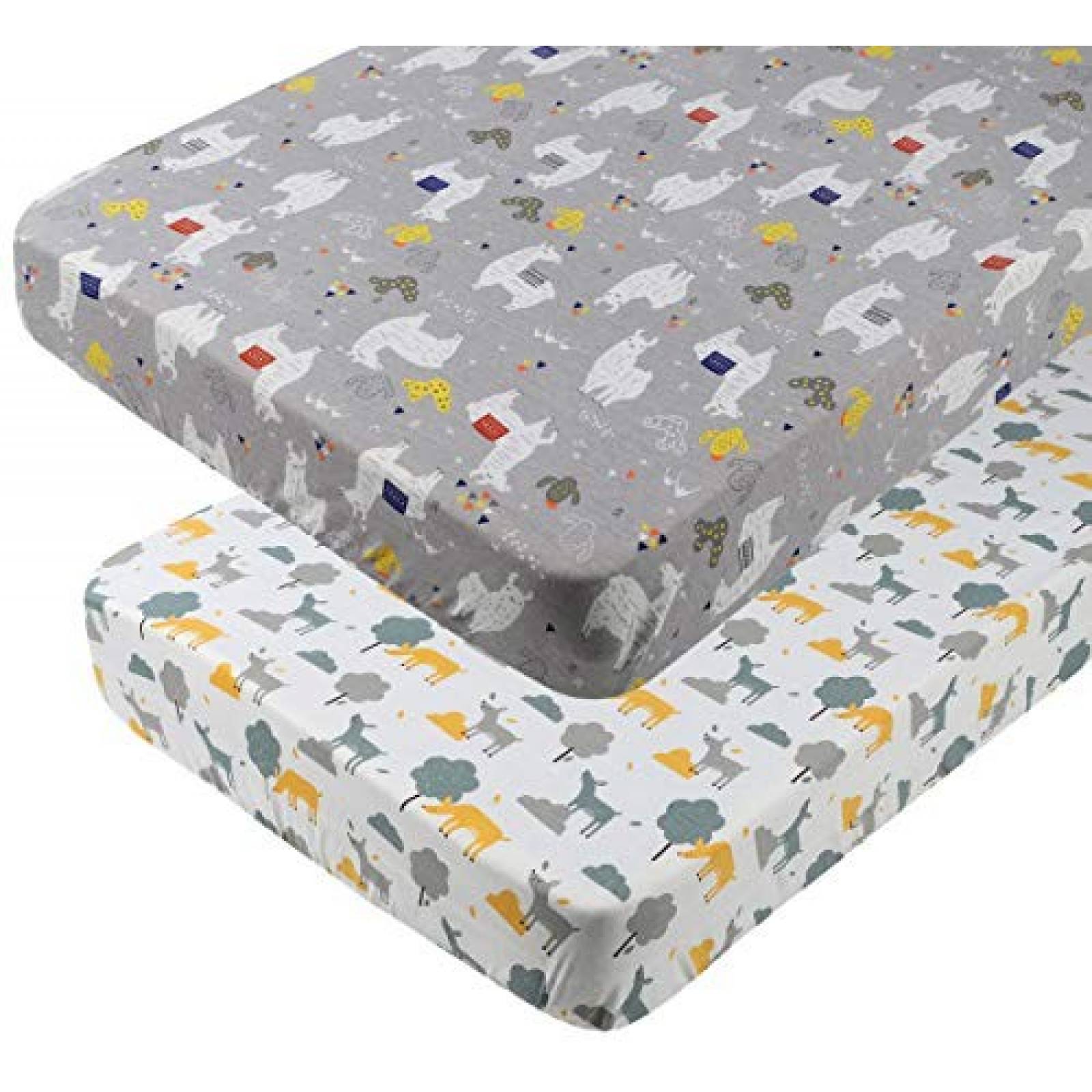 Set de Cubrecolchón Onacosht para Cuna 2 Pcs Algodón