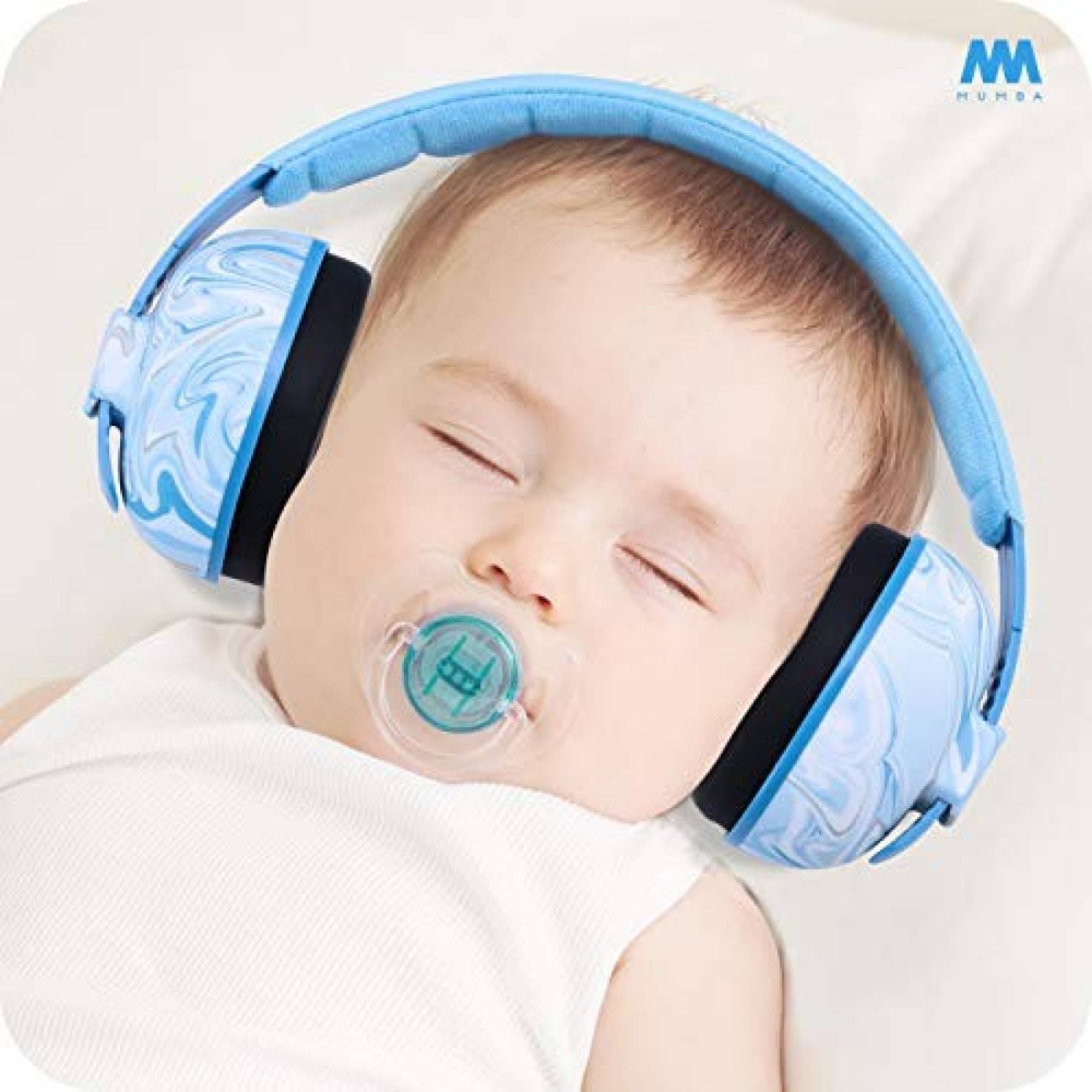 Orejeras para bebé Mumba NRR 31 reducción de ruido -azul