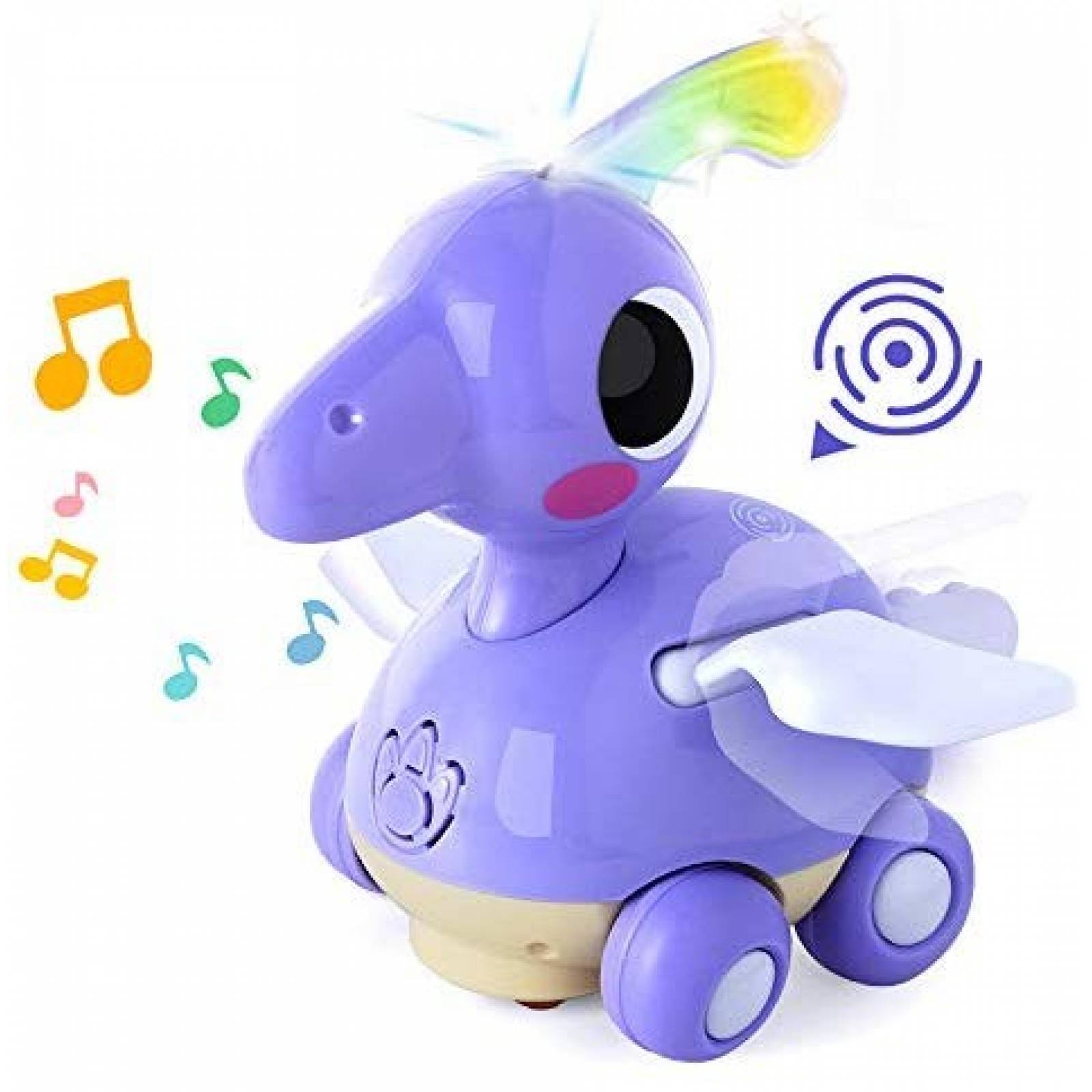 Juguete Musical iPlay iLearn Pájaro Educativo -Púrpura