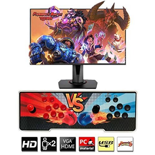 Máquina Gamer YOUSE Arcade Full HD VGA / Salida HDMI -Rojo
