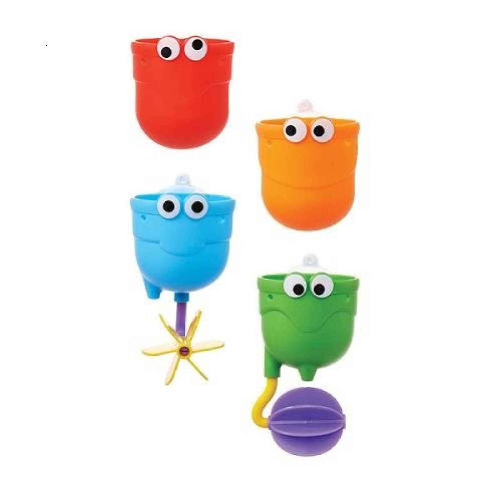 Juguete de Baño Munchkin Tazas con Ventosas para Niños