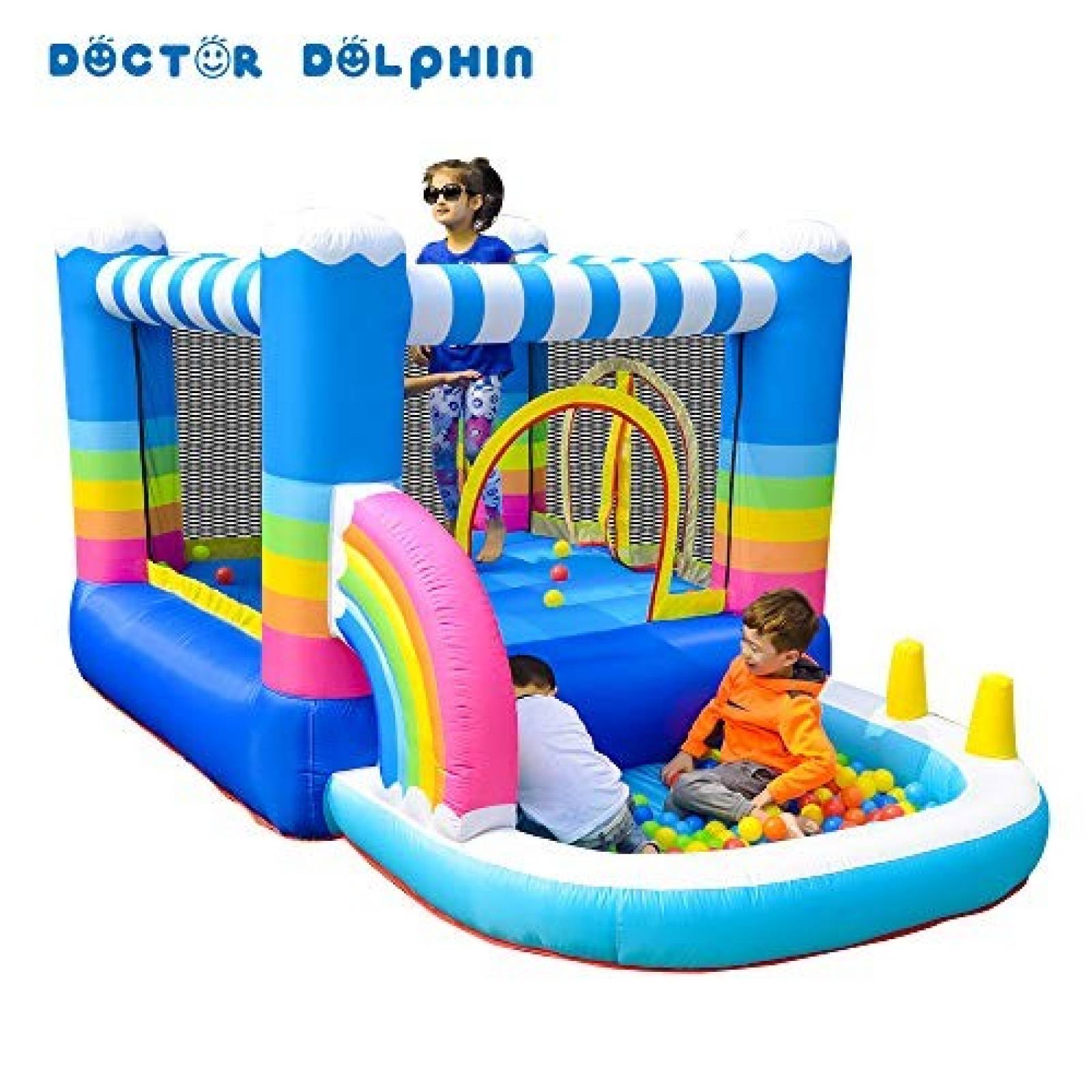 castillo plastico para jardin