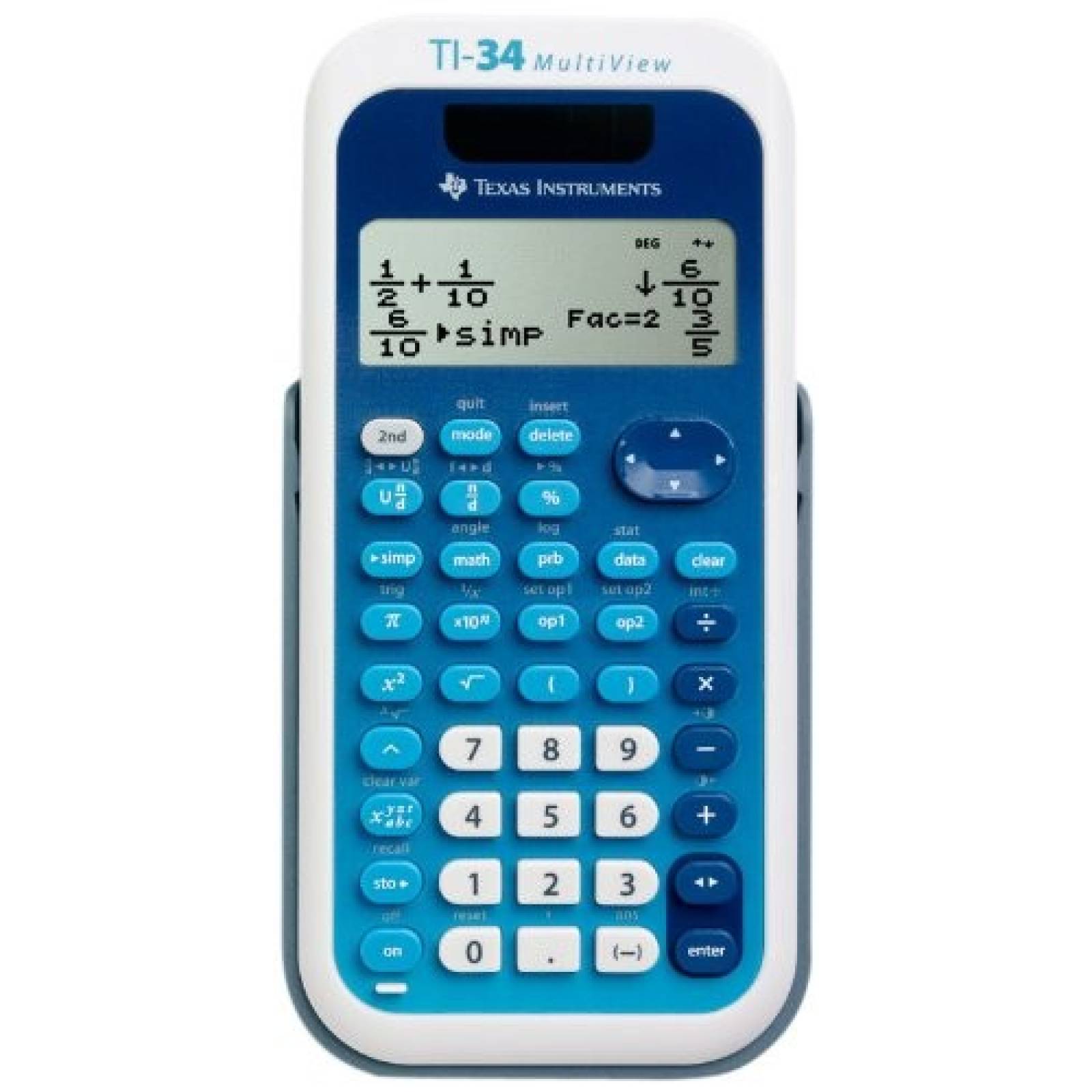 Calculadora Científica Texas Instruments TI34 Azul