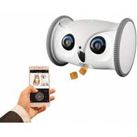 Robot Cámara Skymee P/ Mascotas Dispensador Croquetas -Búho