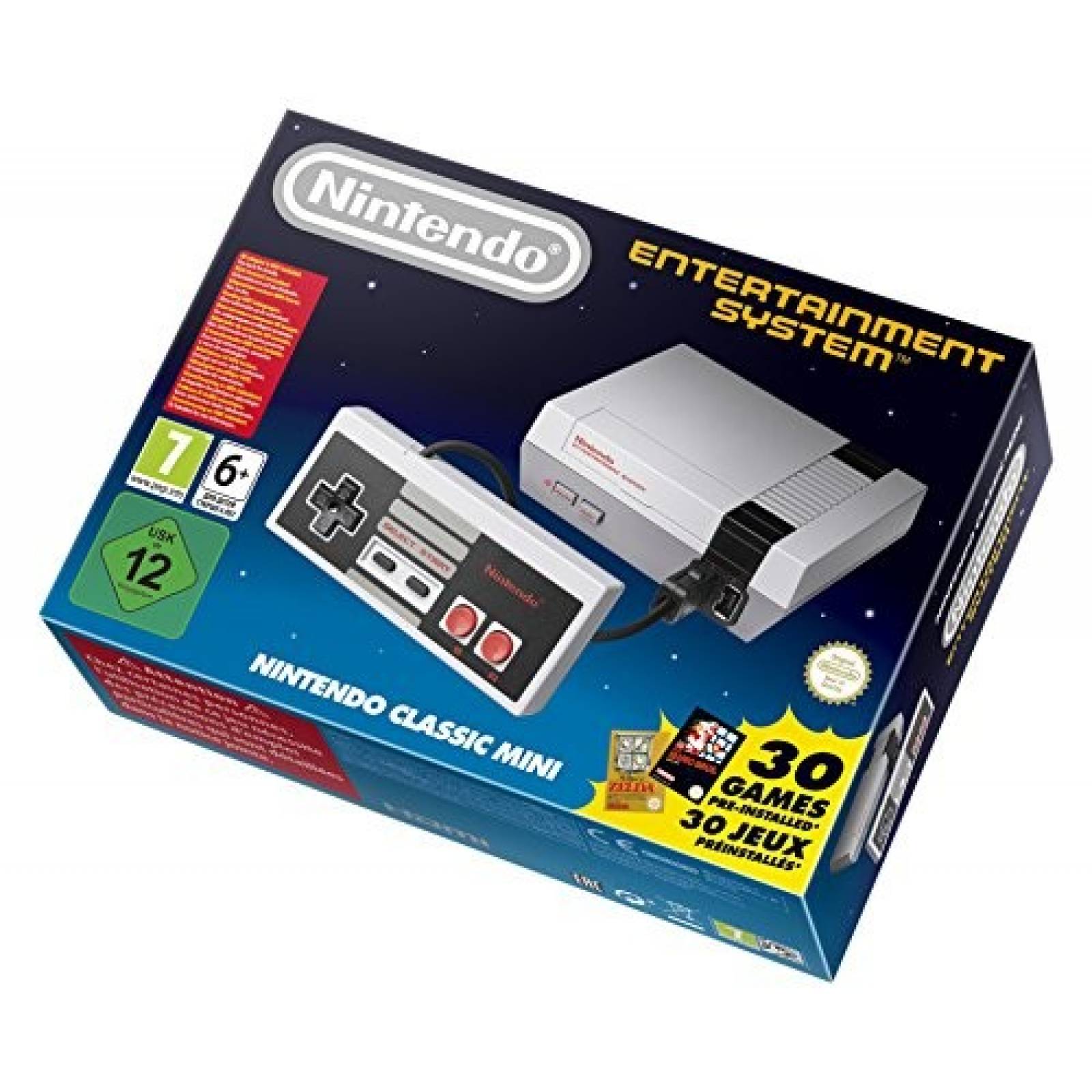 Consola Gamer Retro Nintendo NES Classic Mini -Gris
