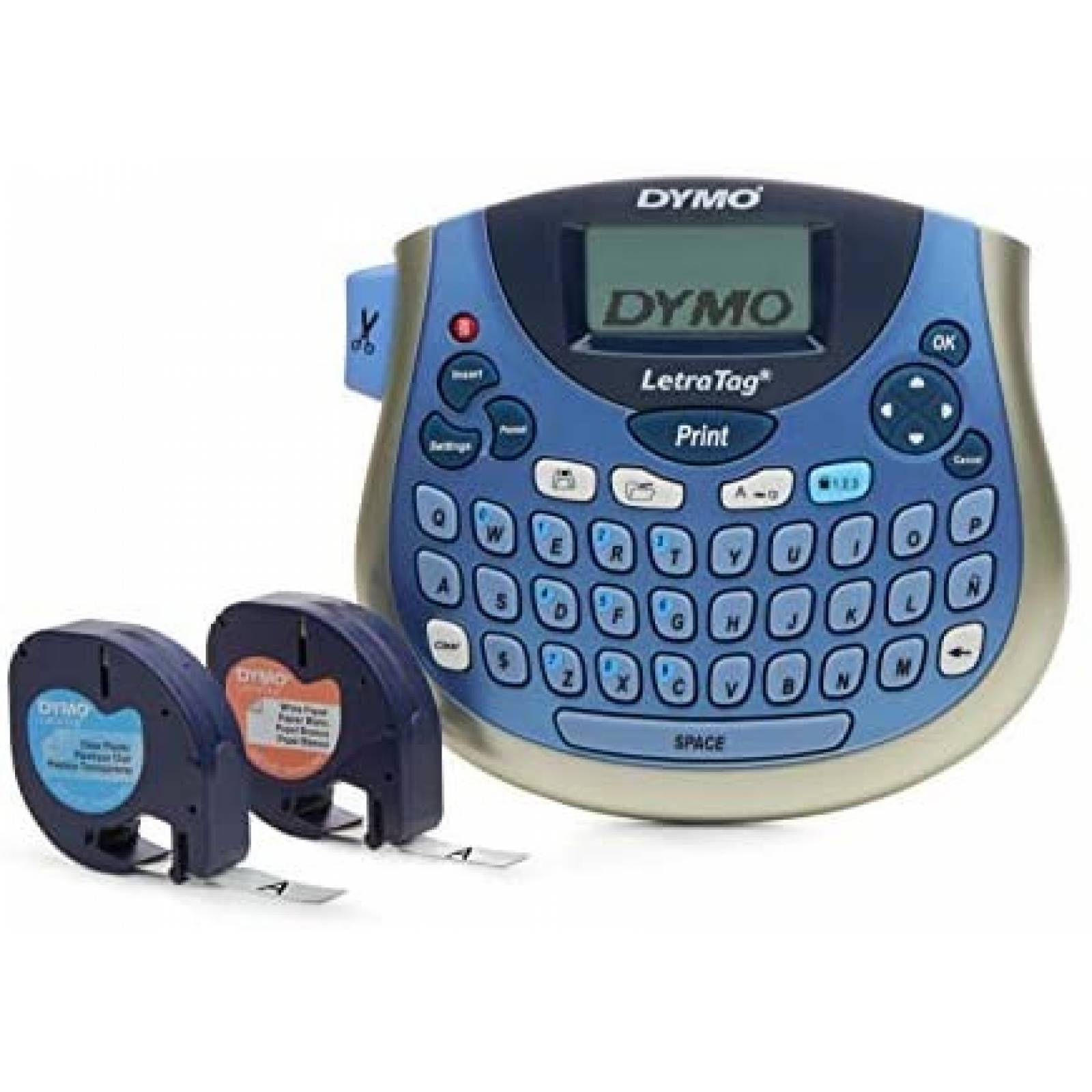 Impresora de Etiquetas DYMO LT100T 2 Cintas Silver Blue