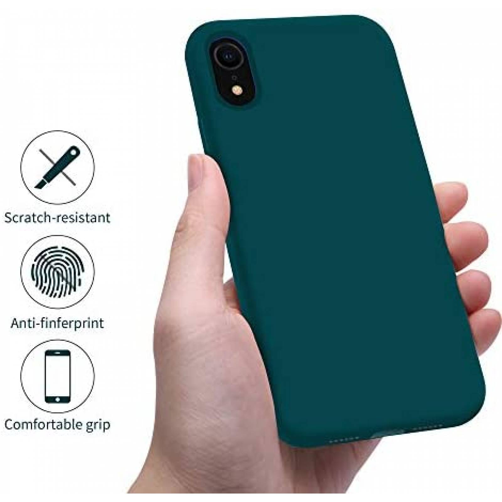 Funda Protectora IPhone XR OTOFLY Contra Caídas -Azul