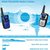 Walkie Talkies Topsung 4 pzs USB Recargables -Azul y Plata