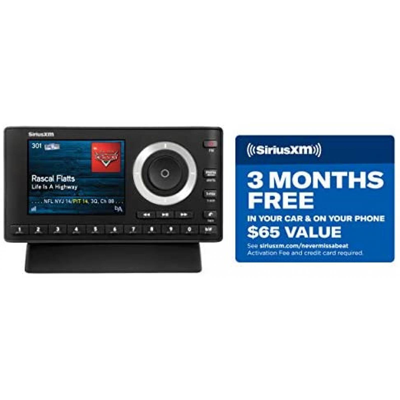 Radio Satélite SiriusXM SXPL1H1 Compacto Antena Estéreo