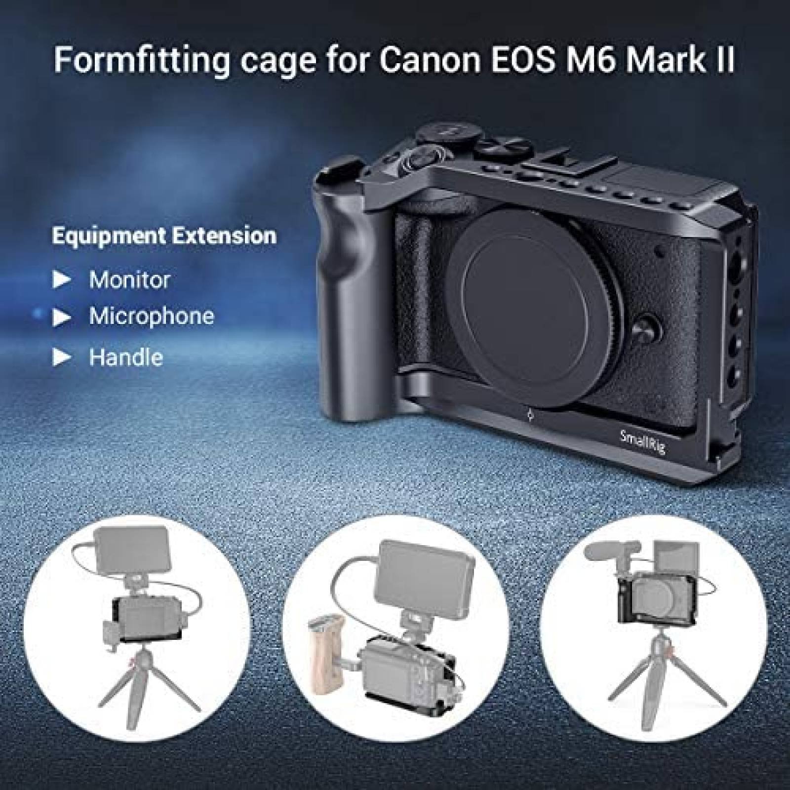 Funda para Cámara SMALLRIG Canon EOS M6 Mark ll -Negra