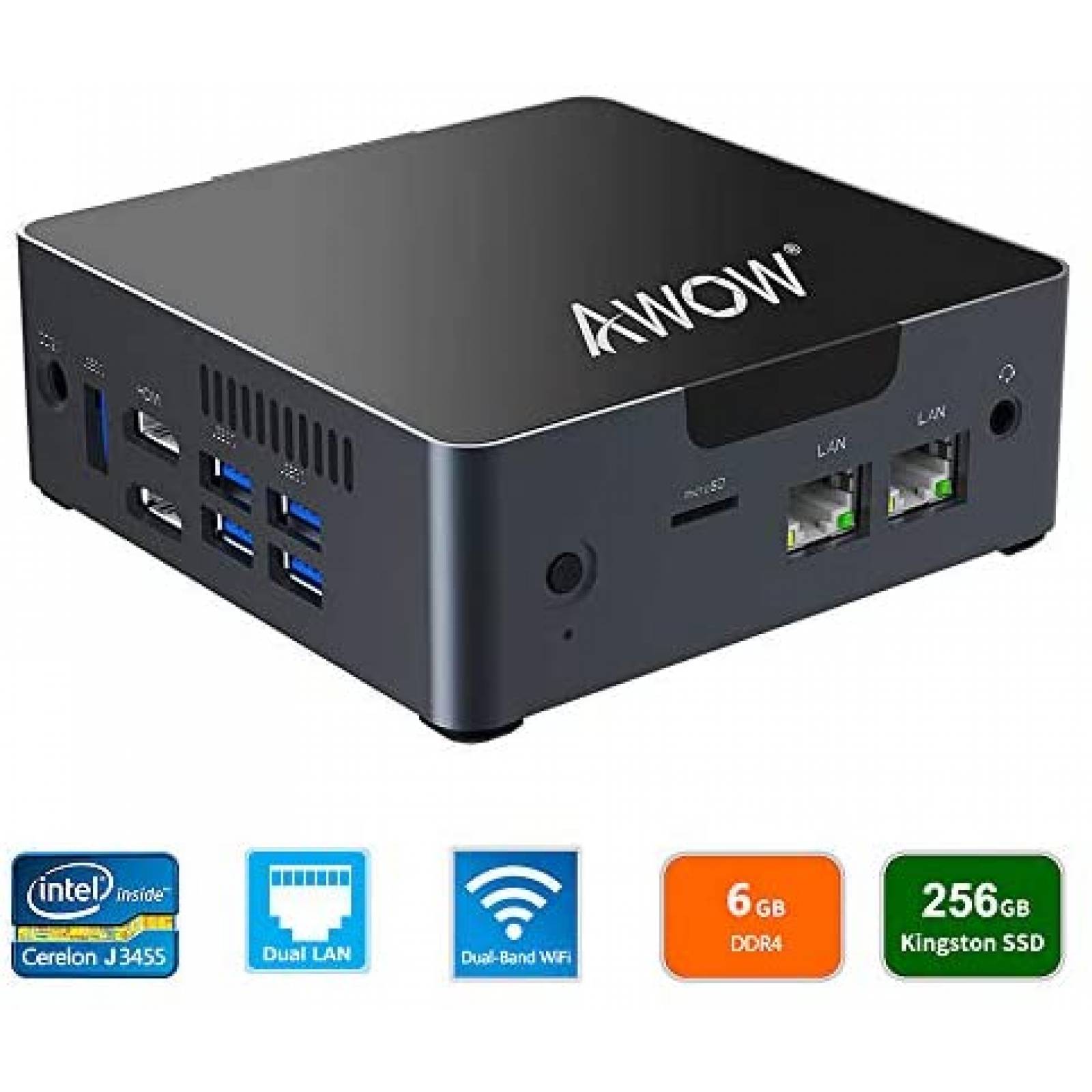 AWOW AK34 Mini PC in Grey