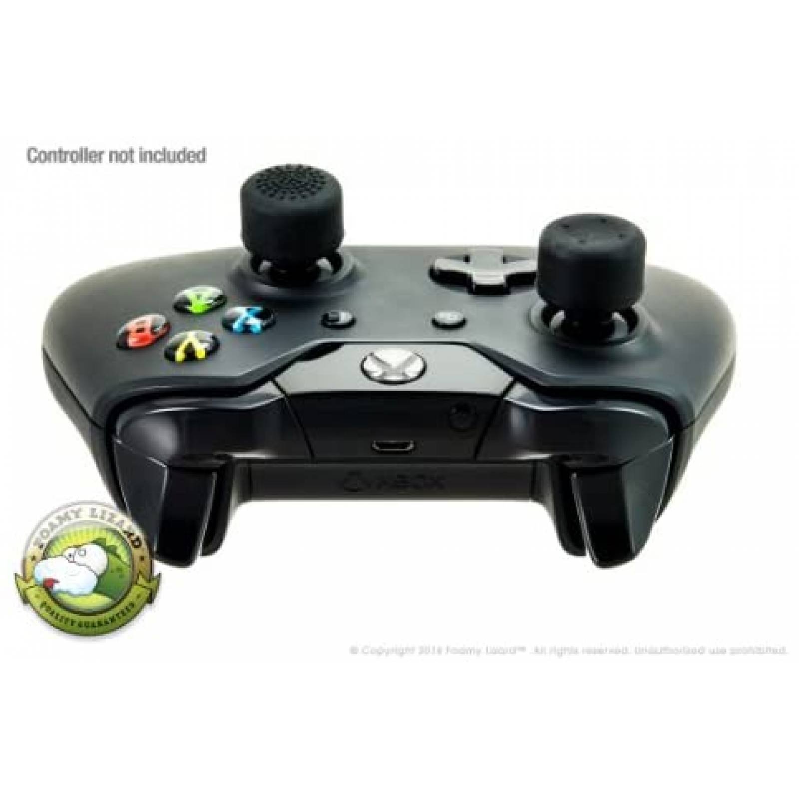 Agarres de Pulgar Silicon Lizard 8 Piezas p/Xbox One -Negro