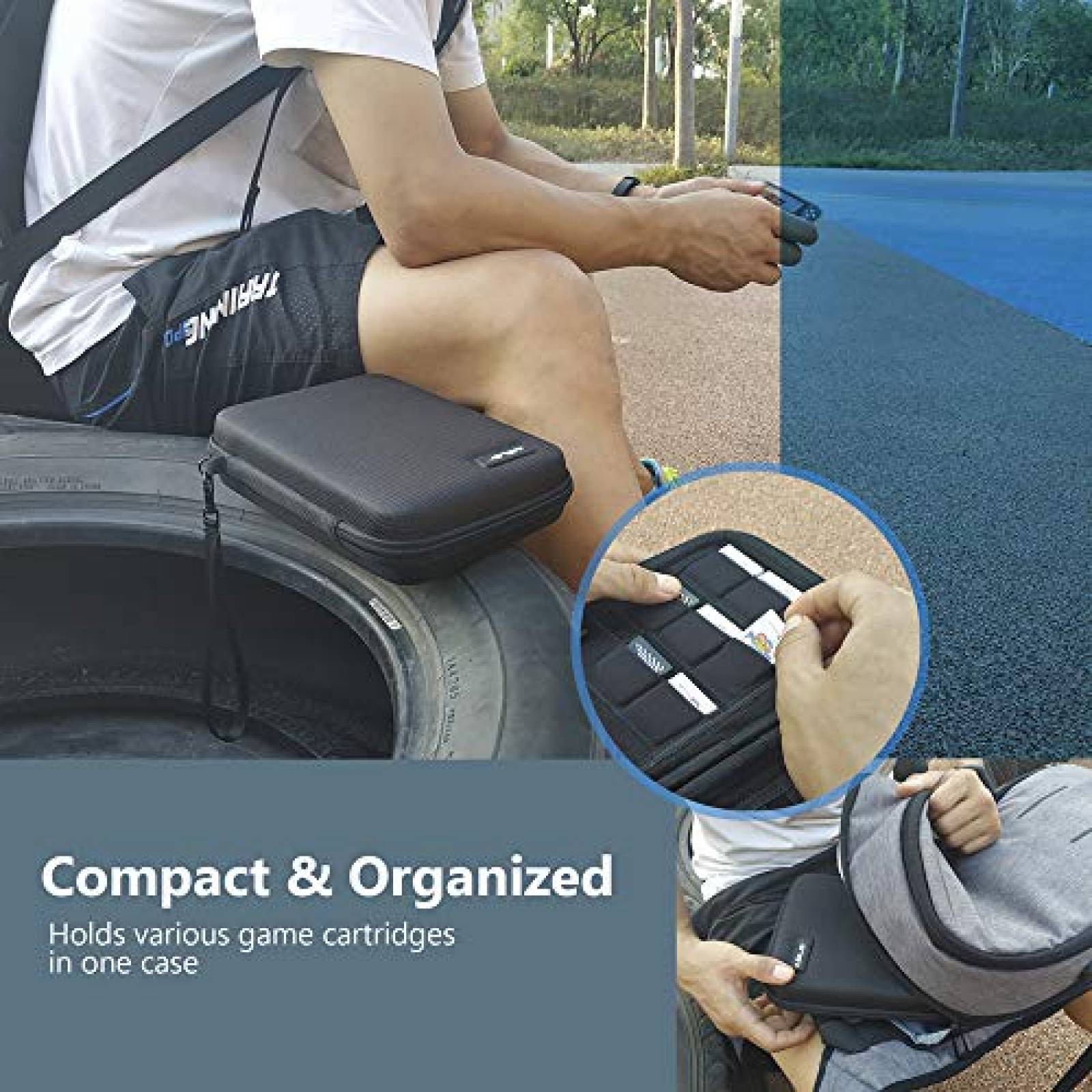 Estuche para Juegos JSVER Nintendo Switch 3DS 3DS XL 2DS XL