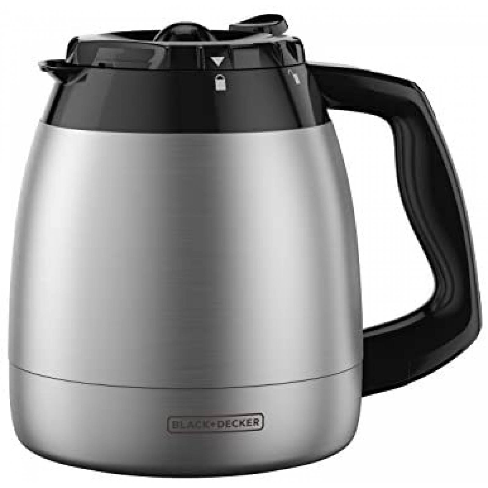 Cafetera BLACK+DECKER TC1200B Acero Inoxidable 12 Tazas