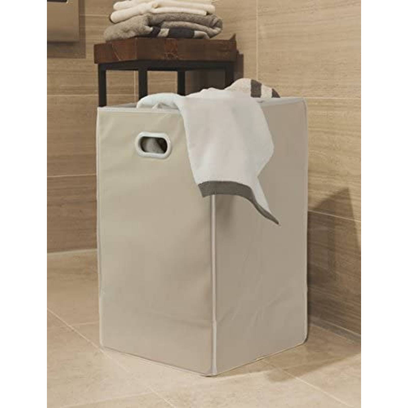 Cesto para Lavandería Simple Houseware Polipropileno -Beige