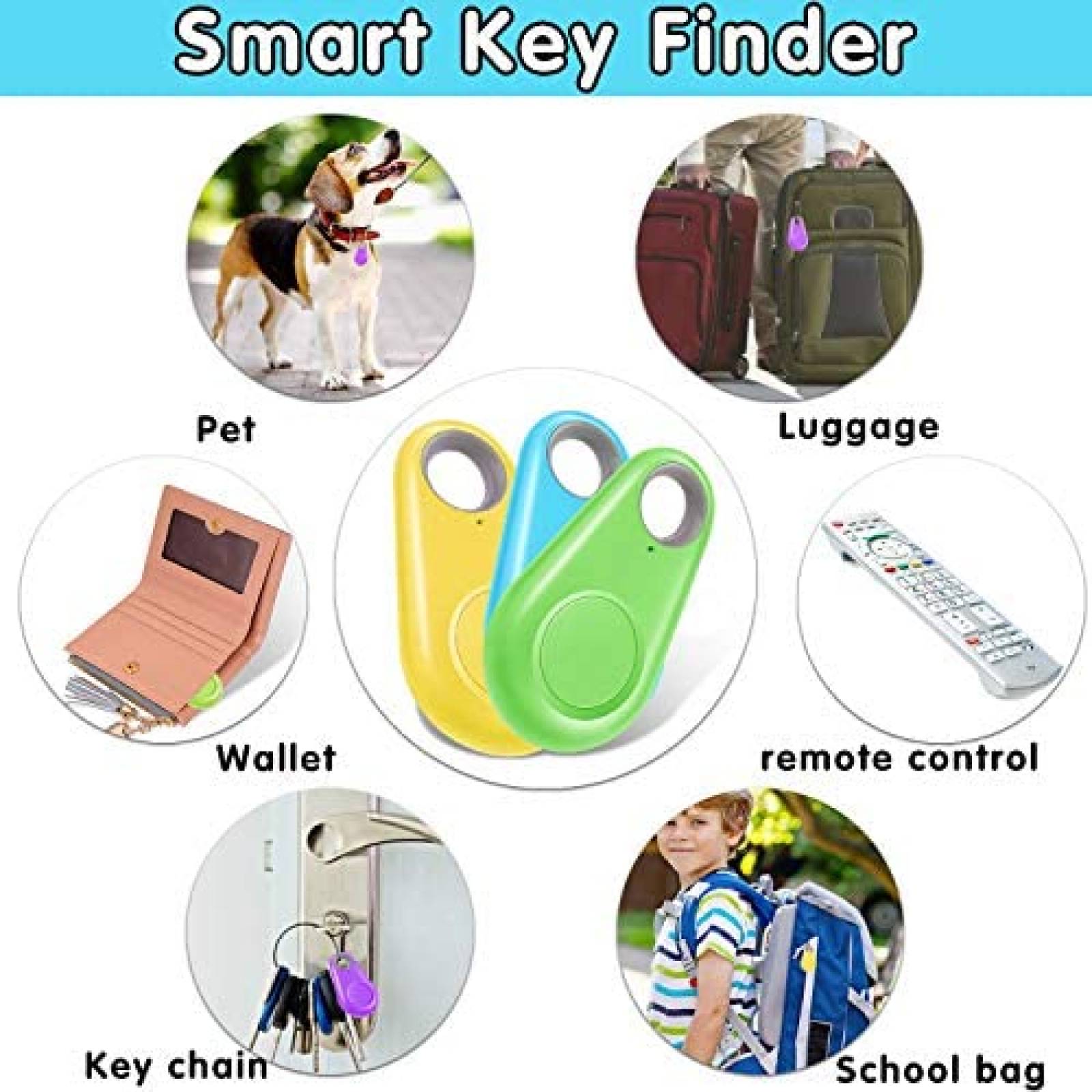 6 Dispositivos de Rastreo Inteligentes GBD GPS iOs Android