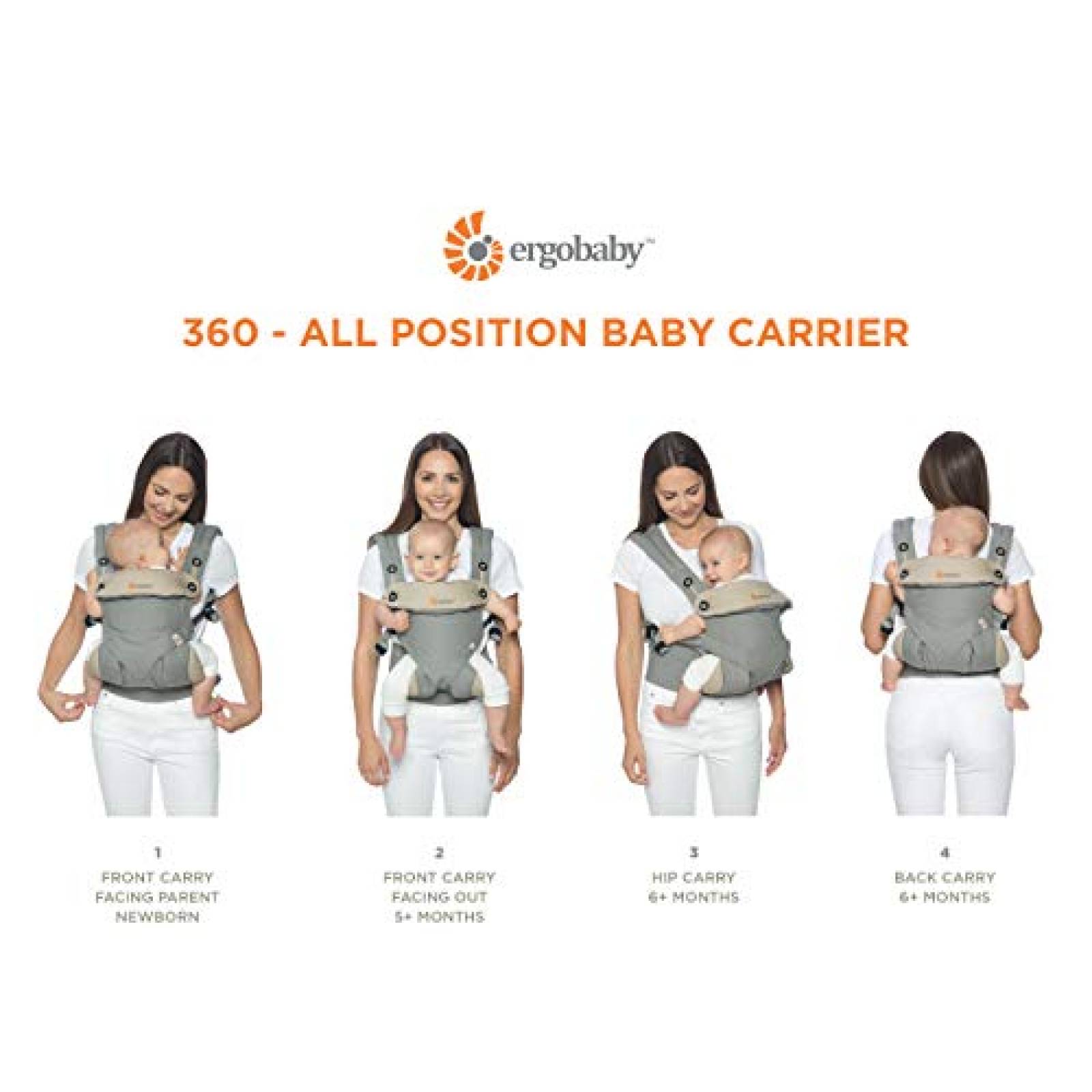 Portabebé Ergobaby Ergonómico para Multiposición -Estrellas