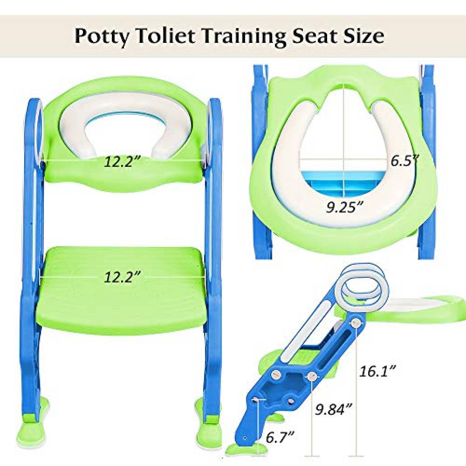 Asiento Entrenador para Niños KATARUS Antideslizante -Verde