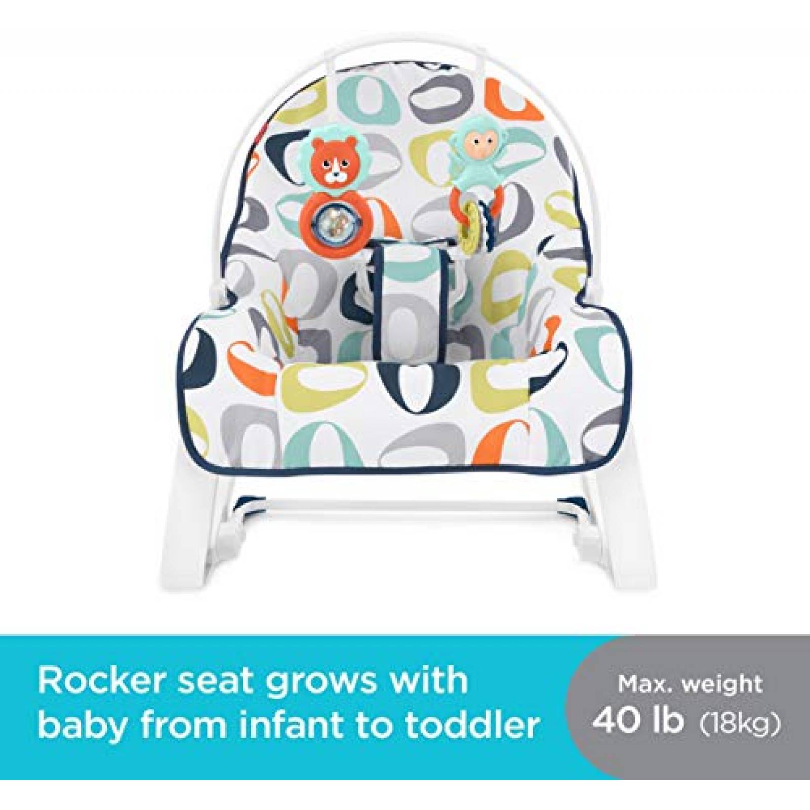 Balancín Fisher-Price Infant-to-Toddler Rocker Máx 18kg