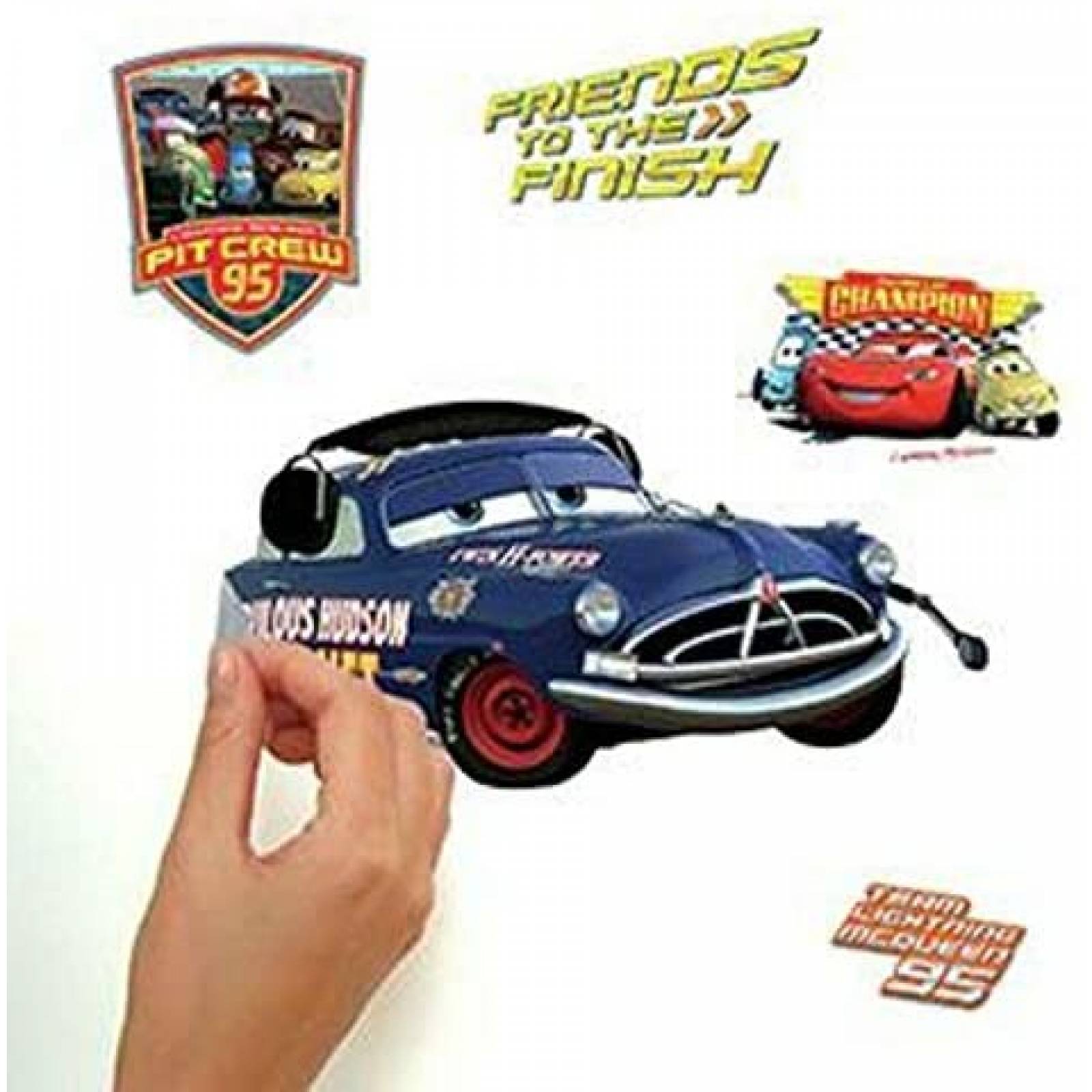 Calcomanías RoomMates Diseño de Cars Pixar para Pared 19pcs