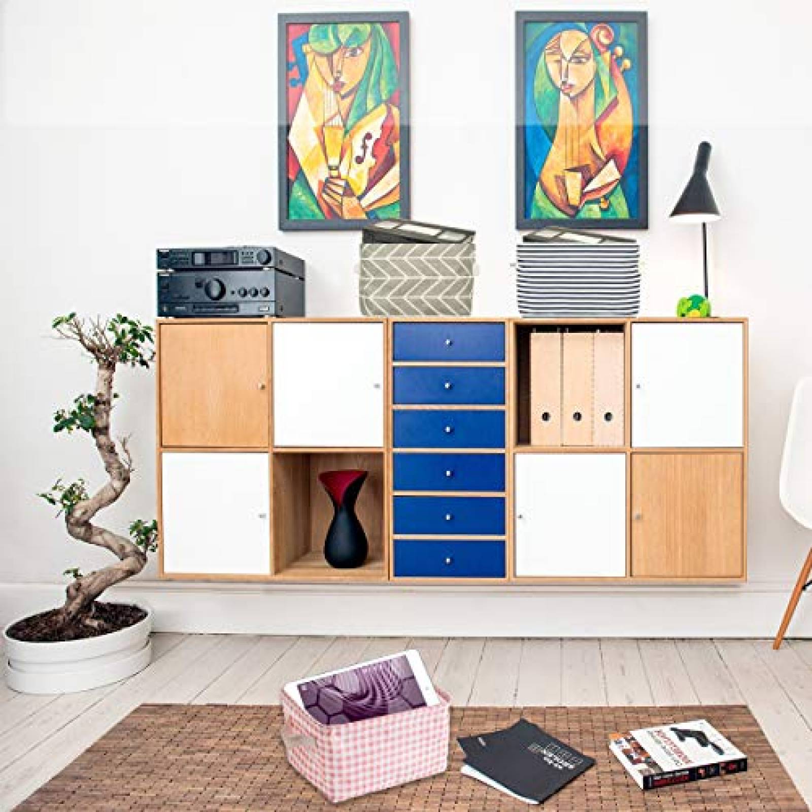 Cestos para Ropa Csdtylh 5 Pzs Algodón Eco 7.8 x 6.1 x 5.1"