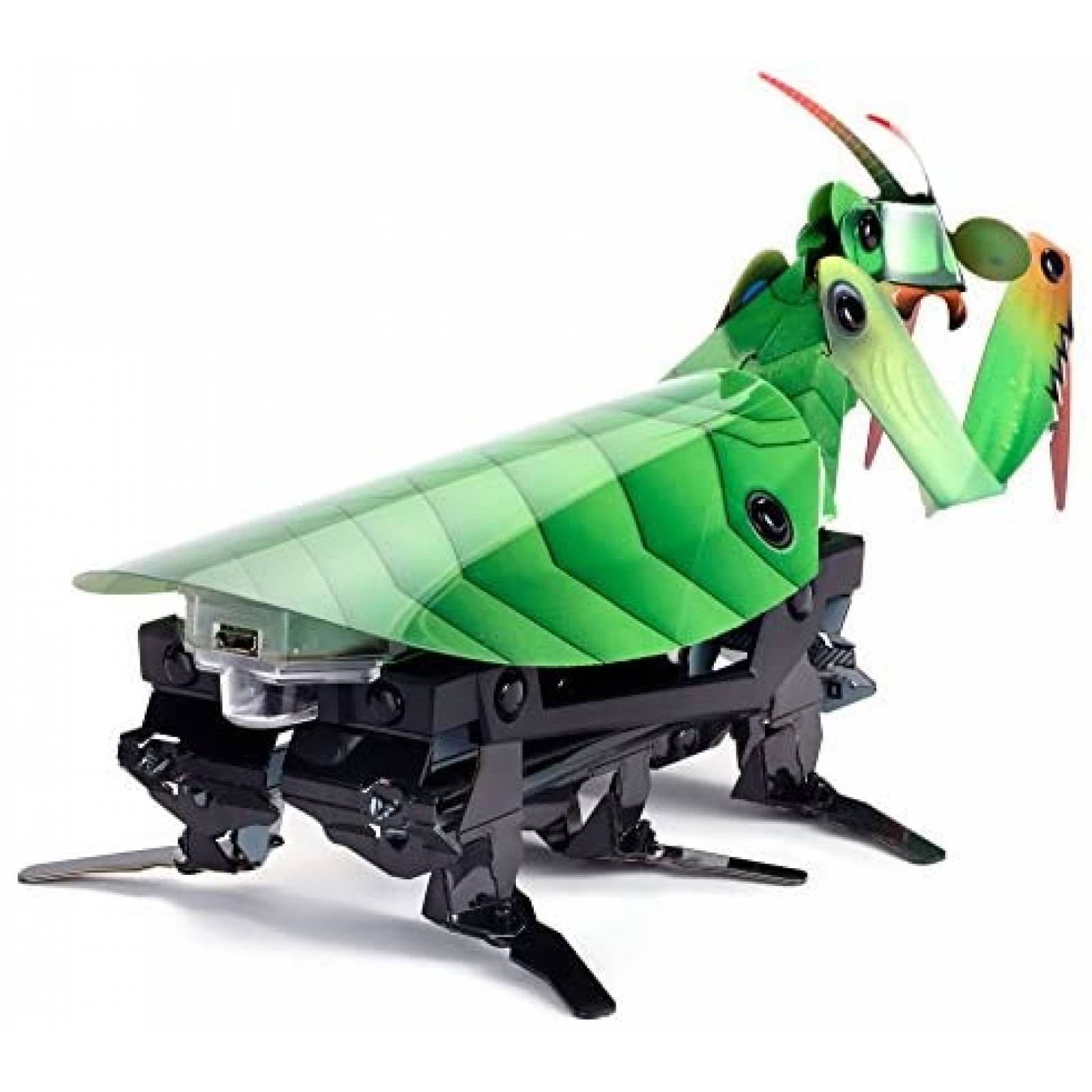 Robot Kamigami Mantix Plástico Plegable Luces Sonidos -Verde