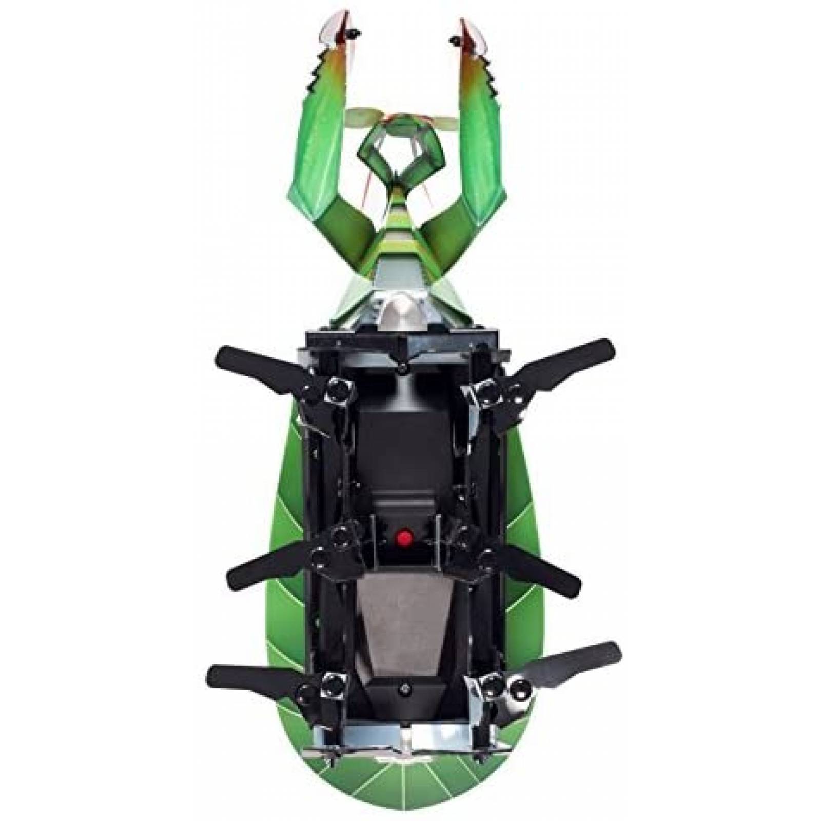 Robot Kamigami Mantix Plástico Plegable Luces Sonidos -Verde