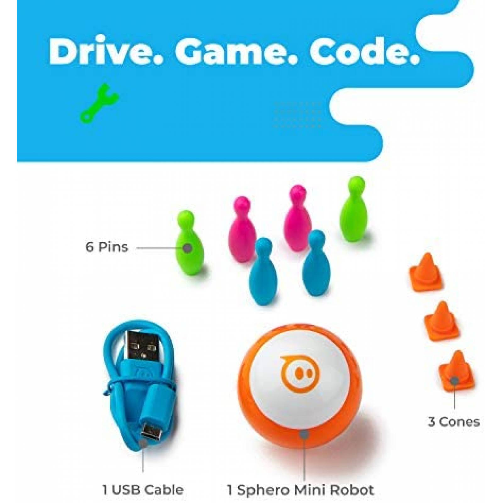 Pelota Robot Sphero Educativo c Control Remoto -Naranja