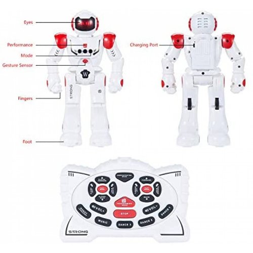 Robot de Juguete SENYANG Programable Iteractivo -Rojo