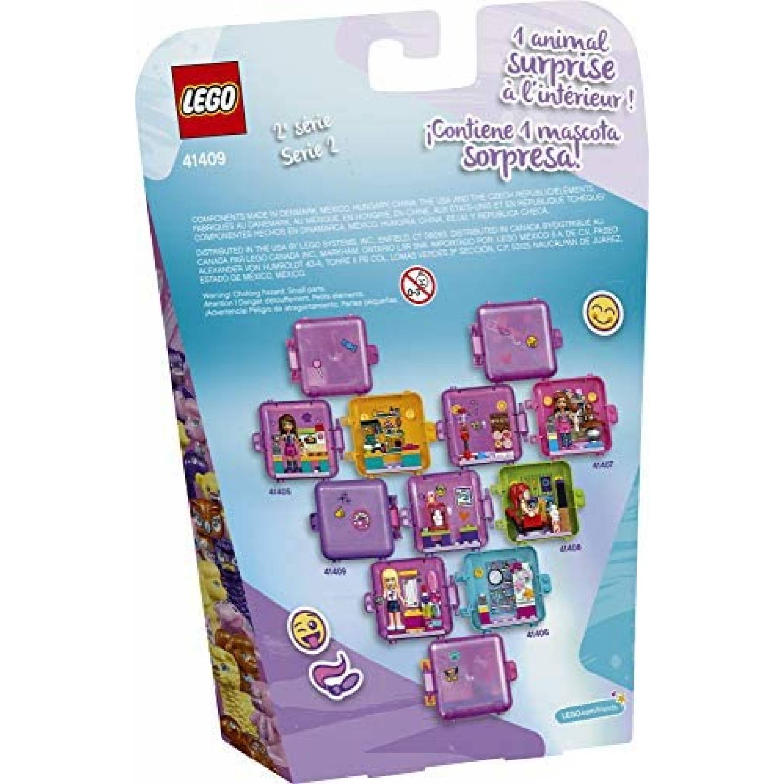 Jueguete Armable para Niñas LEGO Cubo con Muñeca -Rosa