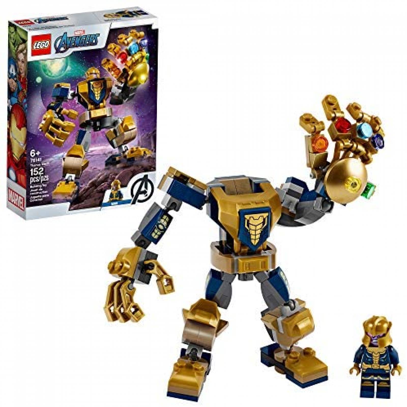 Set de Bloques LEGO Marvel Avengers Thanos 152 pzs