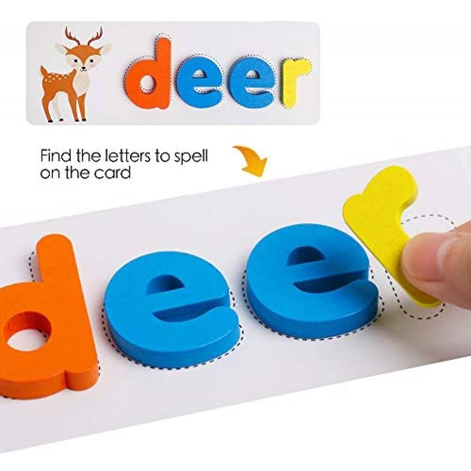 Juguete de Letras USATDD para Niños de 3 Años en Adelante