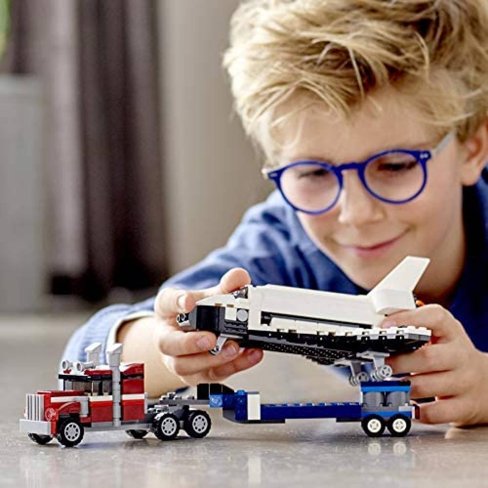 Cohete de Juguete LEGO Armable de 341 Piezas -Blanco