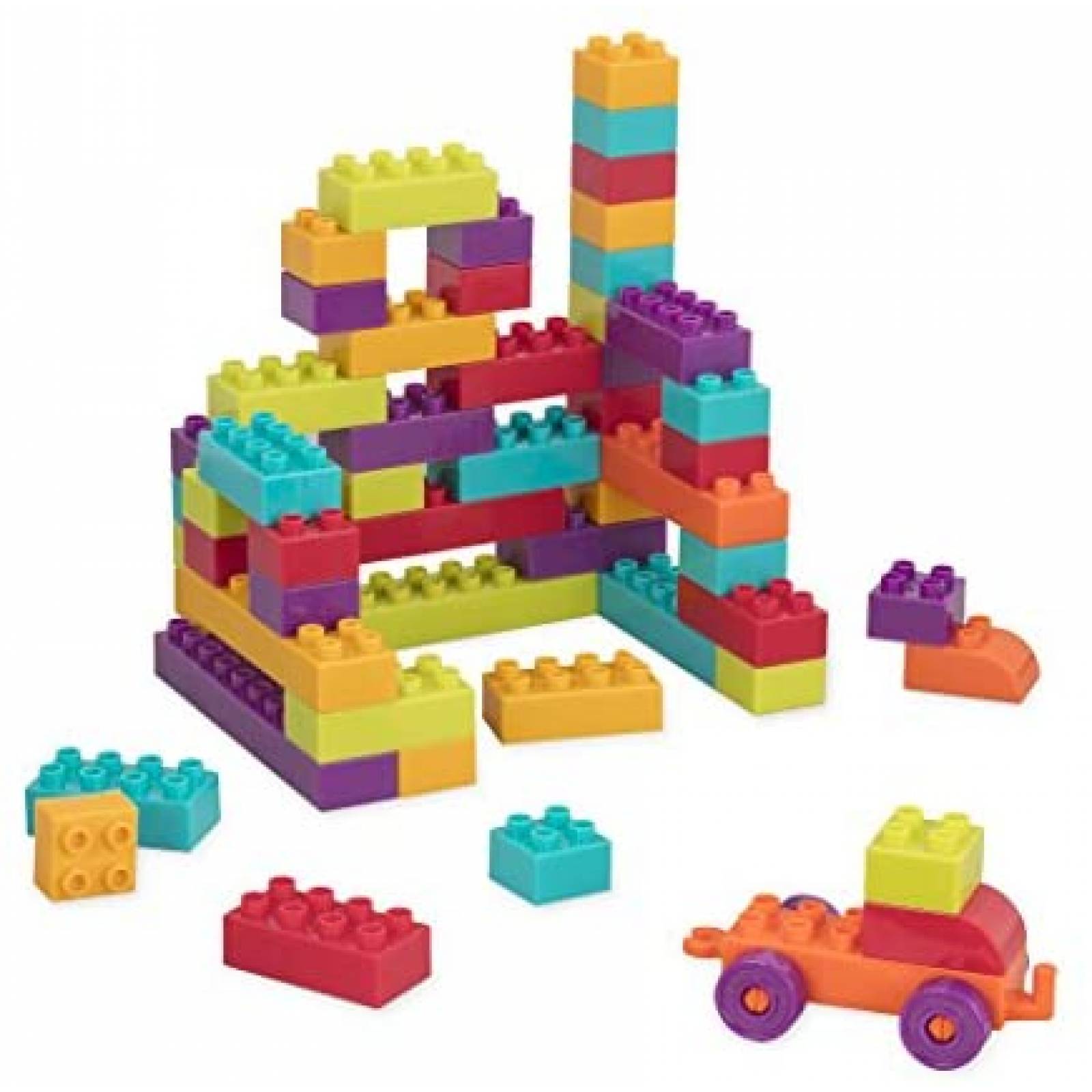 Bloques de construcción Battat para niños 54 pcs -Multicolor