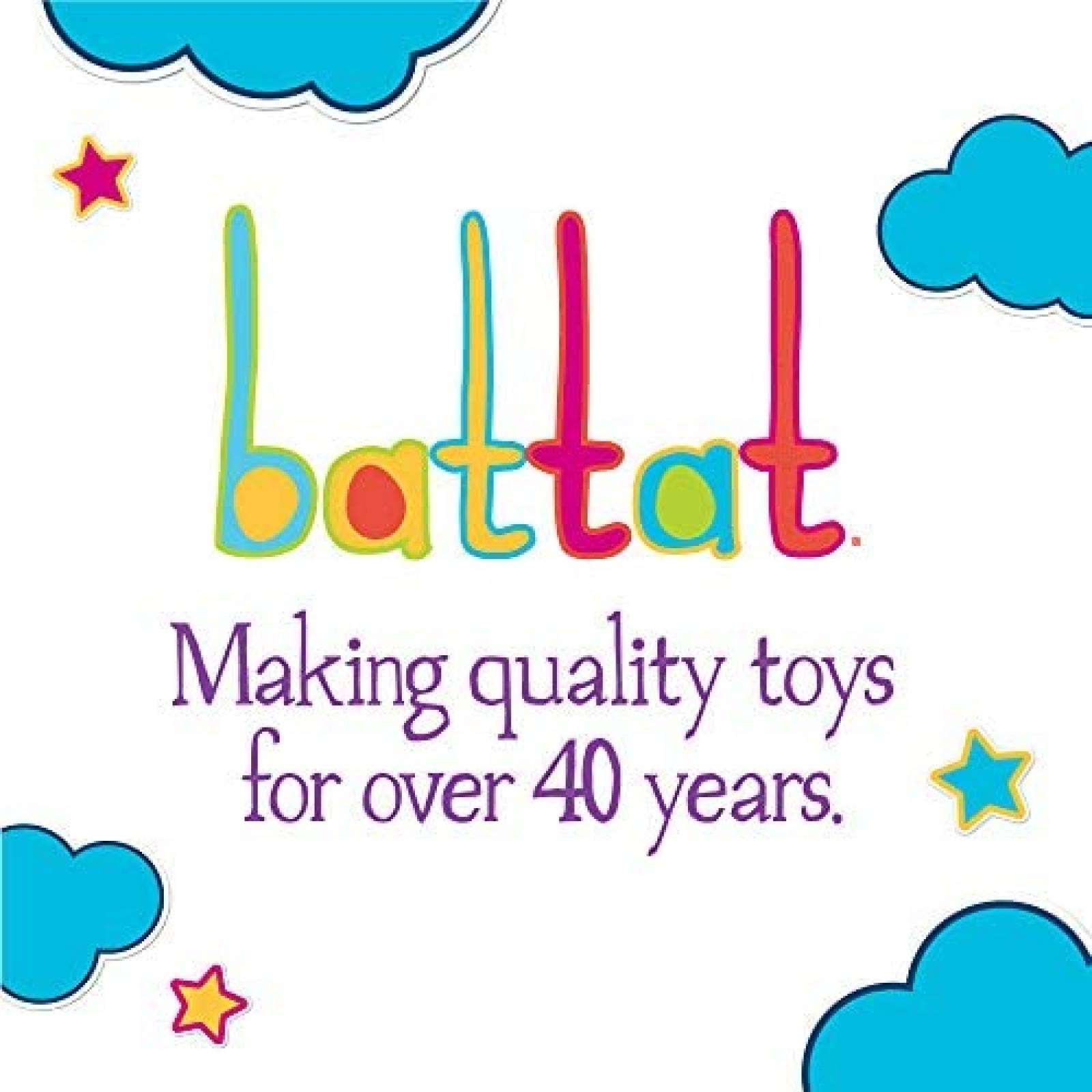 Bloques de construcción Battat para niños 54 pcs -Multicolor