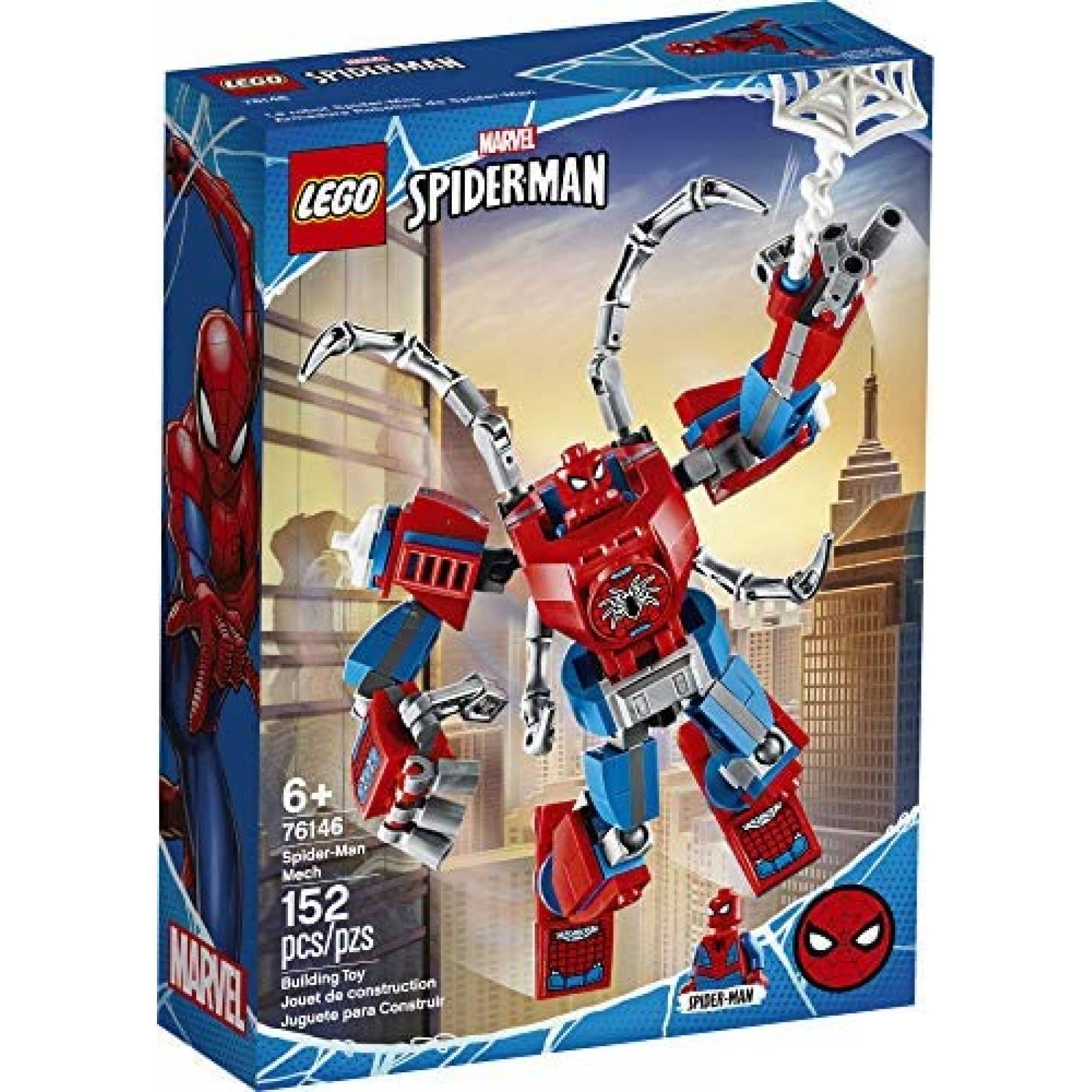 Set de Bloques LEGO Spider-Man c Figura y 152 pzs