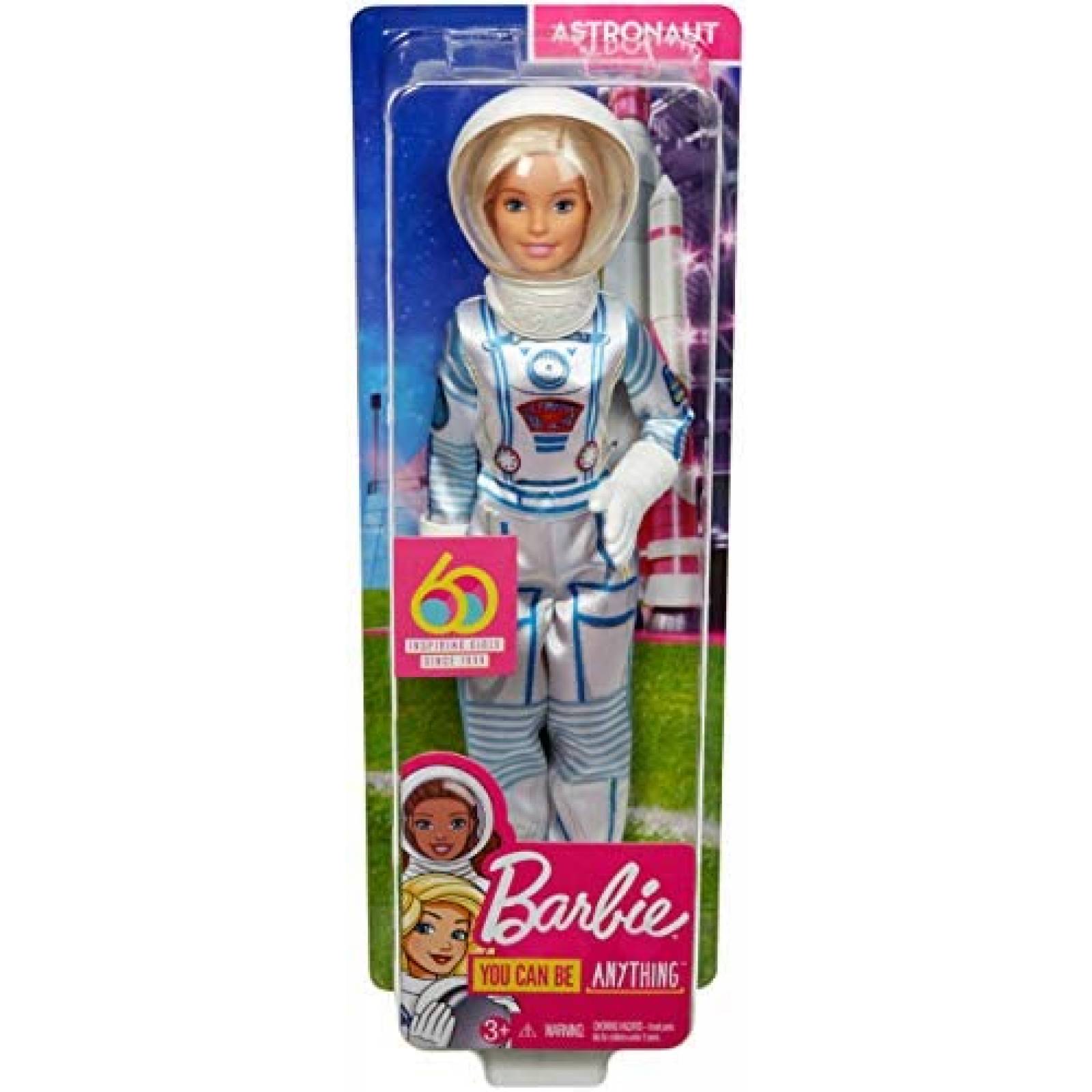 Muñeca Barbie Version Astronauta Traje y Casco