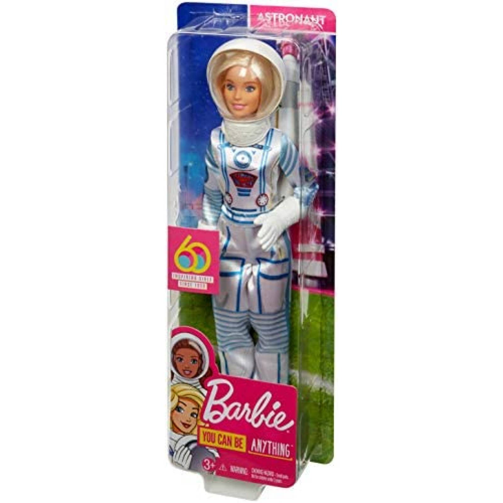 Muñeca Barbie Version Astronauta Traje y Casco