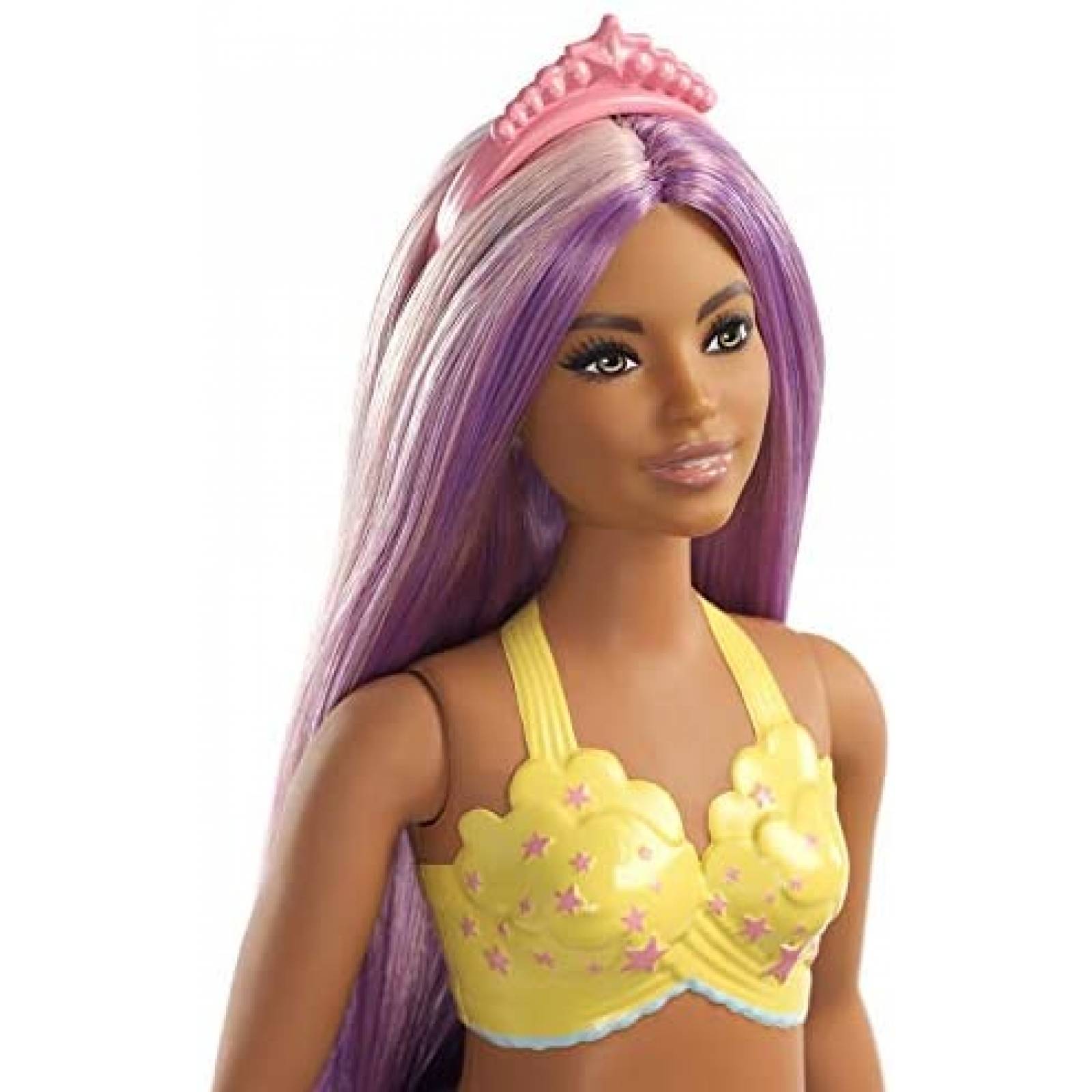 Muñeca Barbie Sirena Dreamtopia Fantasía -Cabello Morado