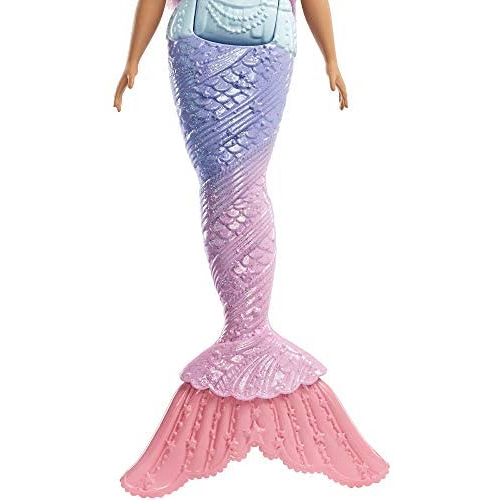 Muñeca Barbie Sirena Dreamtopia Fantasía -Cabello Morado