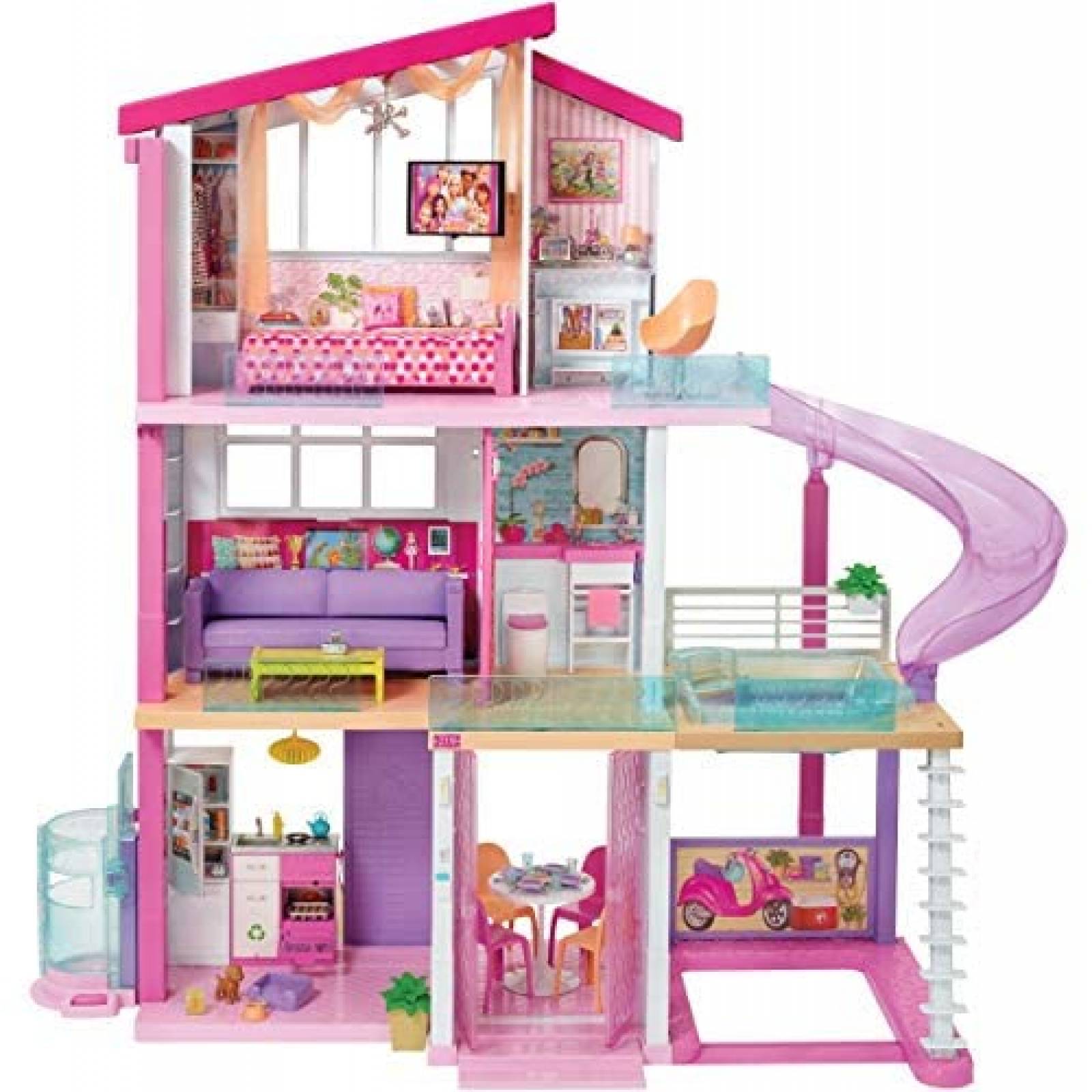 Casa para Muñecas Barbie Dreamhouse con Elevador