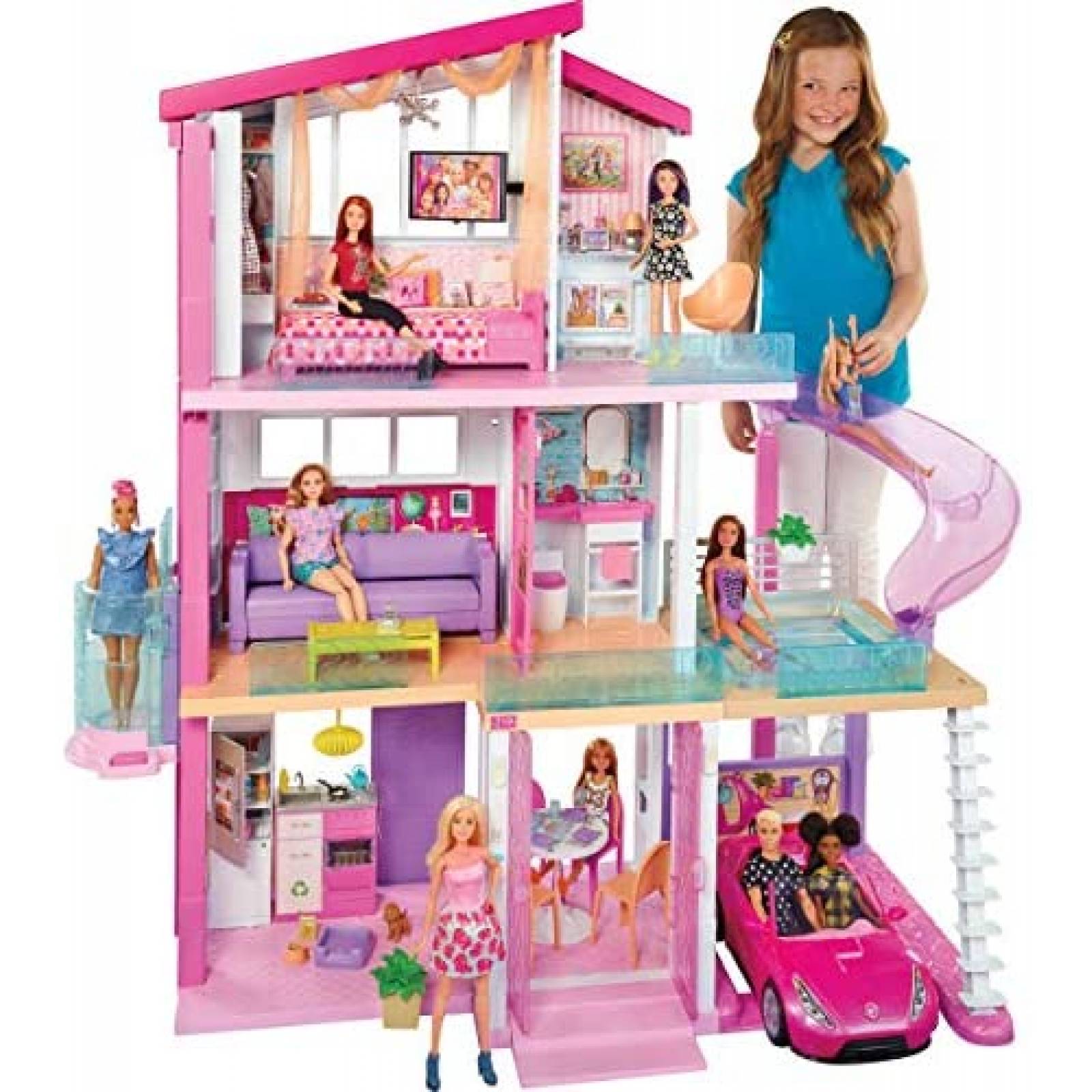 Casa para Muñecas Barbie Dreamhouse con Elevador