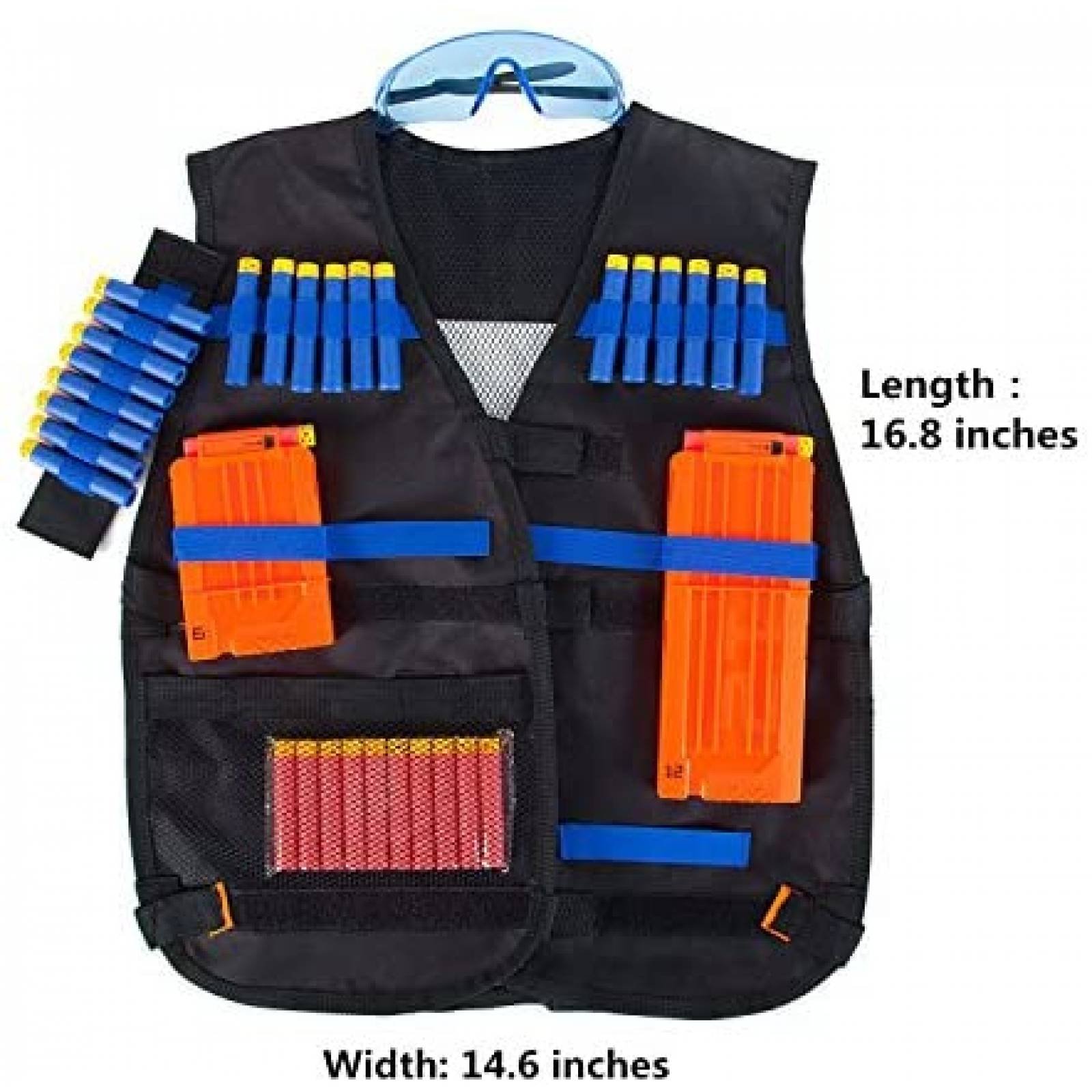 Chaleco para Dardos Bigib Tactical Vest Kit Completo NERF