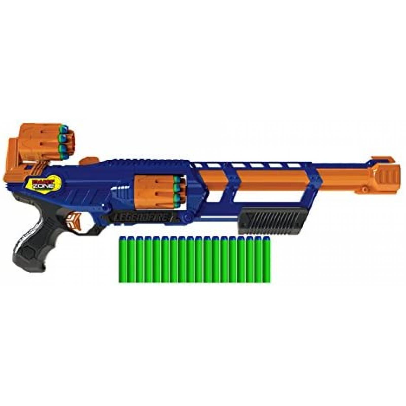 Pistola de Dardos Dart Zone Powershot Blaster c 18 Dardos